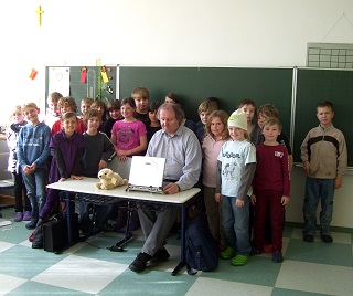 Foto vom Schulbesuch in Herbertshofen