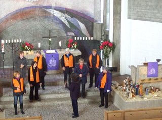 Foto vom Geb&auml;rdenchor in St. Thomas in Augsburg