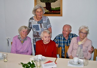 Foto mit der Jubilarin
