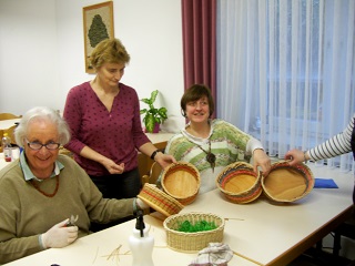 Foto der fertigen Osterk�rbchen