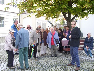 Foto von der Stadtf&uuml;hrung in G&uuml;nzburg
