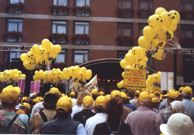 Foto von der Demo in Hannover