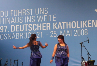 Foto der indischen Gr&uuml;&szlig;e beim Fest der Kulturen