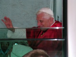 Foto von Papst Benedikt XVI. in M&uuml;nchen