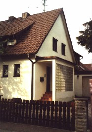 Foto unseres Wohnhauses in Meitingen (Ostseite)