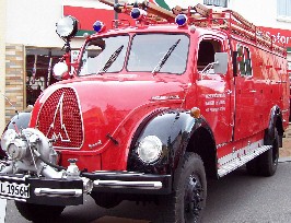 Foto eines L&ouml;schzuges von Magirus Deutz