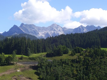 Foto der Kitzb&uuml;heler Alpen bei Fieberbrunn