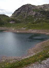 Foto vom Formarinsee mit Zufluss