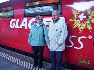 Foto vom Clacier-express