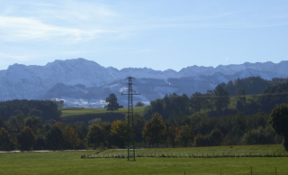 Foto der Berge bei Immenstadt