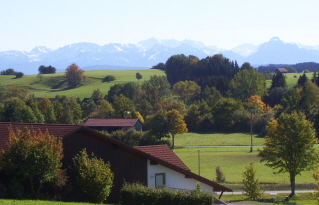 Foto der Berge bei Kraftisried