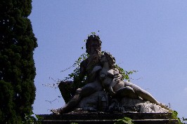 Foto vom Denkmal Vater Rhein und Mutter Mosel