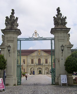 Foto vom Eingang zum Residenzschloss