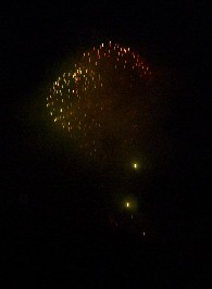 Foto vom Feuerwerk �ber der Burg Ehrenbreitstein