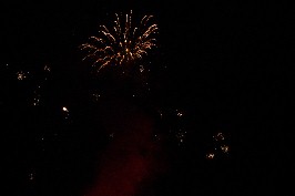 Foto vom Feuerwerk �ber der Burg Ehrenbreitstein
