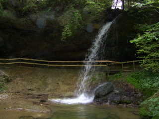Foto vom kleinen der Scheidegger Wasserf&auml;lle